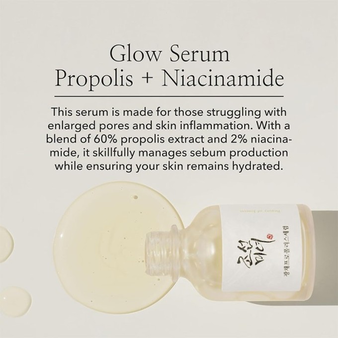 Beauty of Joseon Glow Propolis Brightening Serum - veido serumas su propoliu ir niacinamidu, 30 ml