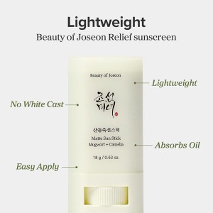 Beauty of Joseon Mugwort + Camilia Matte Sun Stick SPF 50 - Ochranná matující tyčinka 18 g 2