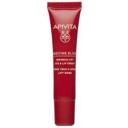 Apivita Beevine Elixir Wrinkle Lift Eye & Lip Cream - akių ir lūpų kremas nuo raukšlių, 15 ml