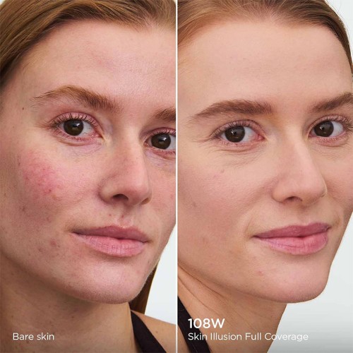 Clarins Skin Illusion Full Coverage Hydrating Foundation - makiažo pagrindas, 30 ml - 108W