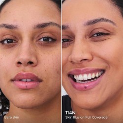 Clarins Skin Illusion Full Coverage Hydrating Foundation - makiažo pagrindas, 30 ml - 114N