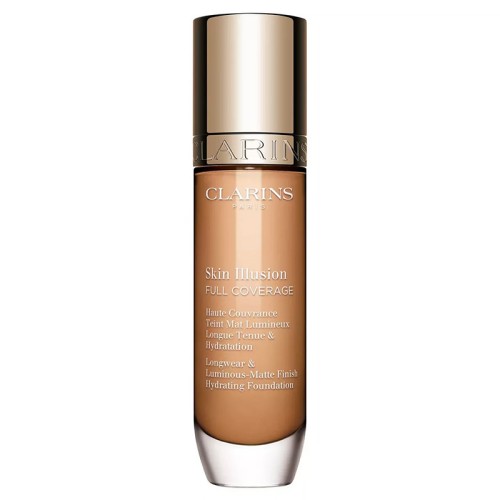 Clarins Skin Illusion Full Coverage Hydrating Foundation - makiažo pagrindas, 30 ml - 108.5