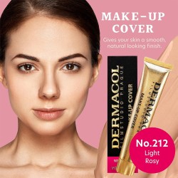 Dermacol Make-Up Cover - makiažo pagrindas, 13 g - 212