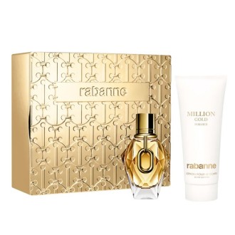 Paco Rabanne Million Gold for Her dovanų rinkinys - EDP 50 ml ir kūno losjonas 100 ml