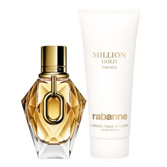 Paco Rabanne Million Gold for Her dovanų rinkinys - EDP 50 ml ir kūno losjonas 100 ml 2