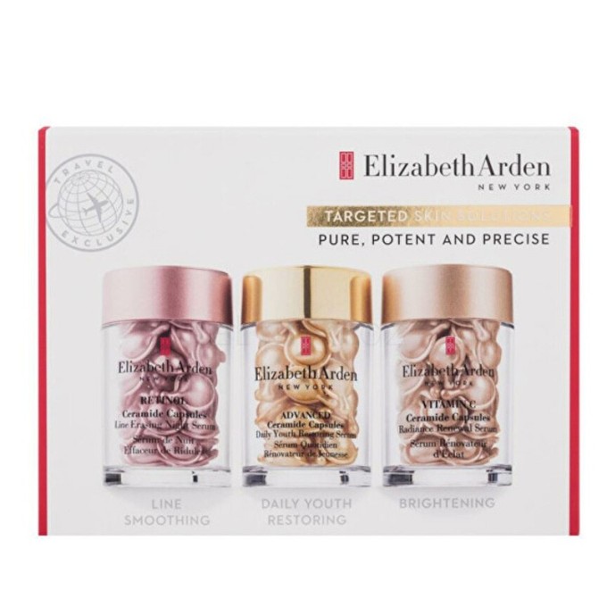 Elizabeth Arden Ceramide Capsules Trio Set - odos priežiūros dovanų rinkinys kapsulėse