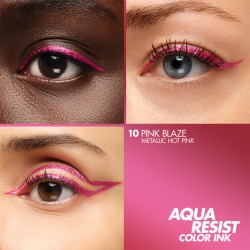 Make Up For Ever Aqua Resist Color Ink Eyeliner - vandeniui atsparus skystas akių pieštukas, 2 ml -