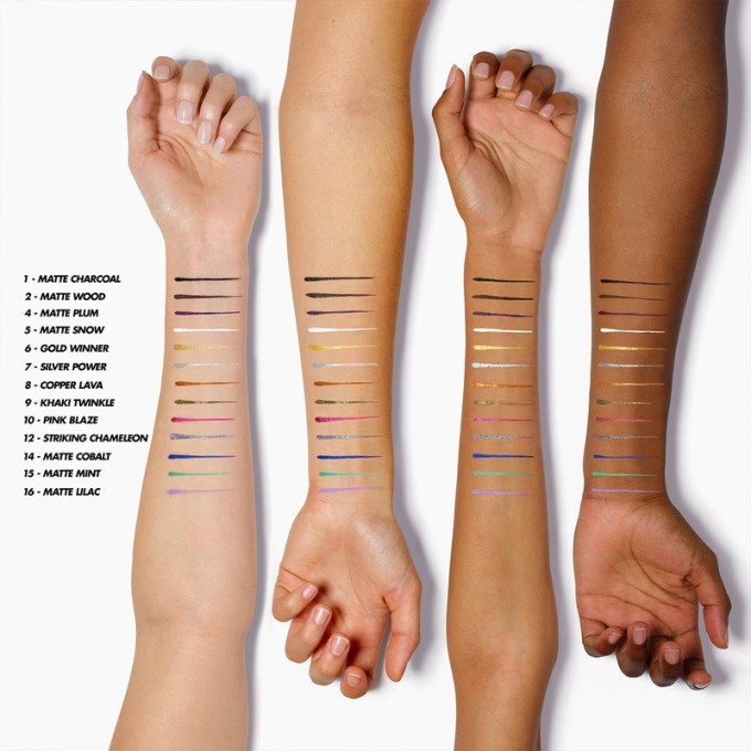 Make Up For Ever Aqua Resist Color Ink Eyeliner - vandeniui atsparus skystas akių pieštukas, 2 ml -