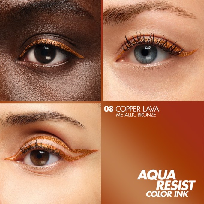 Make Up For Ever Aqua Resist Color Ink Eyeliner - vandeniui atsparus skystas akių pieštukas, 2 ml -