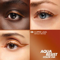 Make Up For Ever Aqua Resist Color Ink Eyeliner - vandeniui atsparus skystas akių pieštukas, 2 ml -