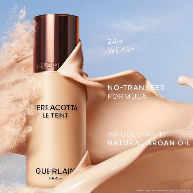 Guerlain Terracotta Le Teint Fluid Foundation - skystas makiažo pagrindas, 35 ml - 2N Neutral