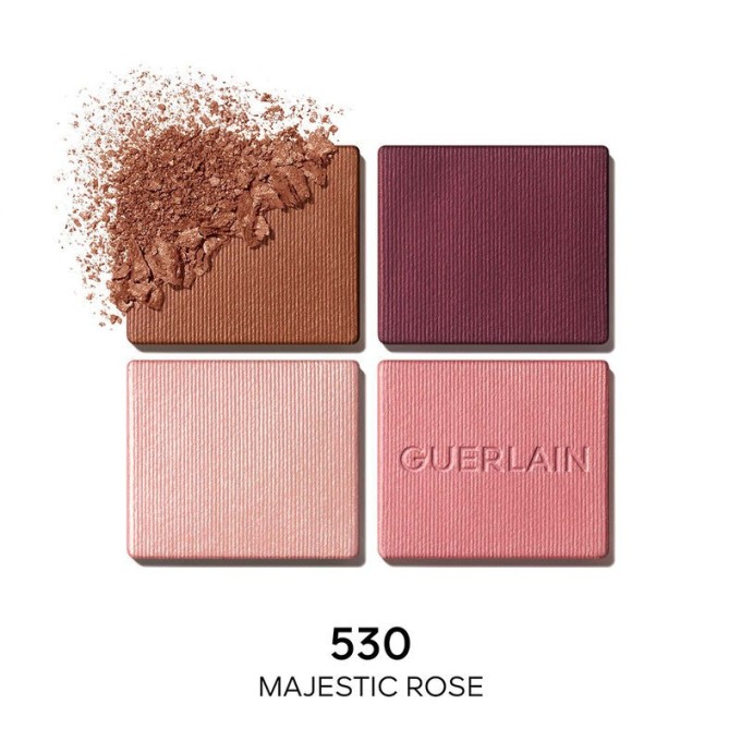 Guerlain Ombres G Eyeshadow Quad - 4 spalvų akių šešėlių paletė, 6 g - 530 Majestic Rose
