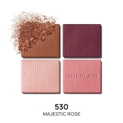 Guerlain Ombres G Eyeshadow Quad - 4 spalvų akių šešėlių paletė, 6 g - 530 Majestic Rose