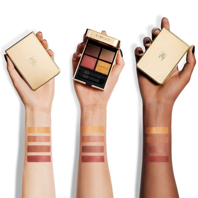 Guerlain Ombres G Eyeshadow Quad - 4 spalvų akių šešėlių paletė, 6 g - 214 Exotic Orchid