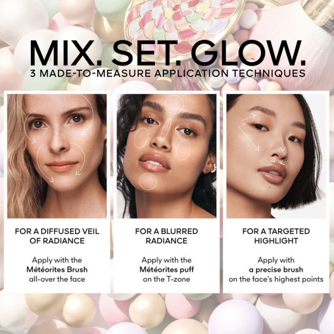 Guerlain Meteorites Light Revealing Pearls of Powder - pudros rutuliukai, 20 g - 01 Pearly White