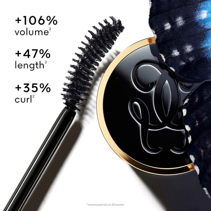 Guerlain Noir G 24h Intense Volume & Curl Mascara - blakstienų tušas, 6,5 g - 01 Noir