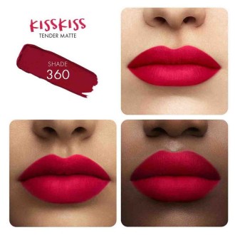 Guerlain KissKiss Tender Matte Lipstick 2,8 g 360 Miss Pink 2