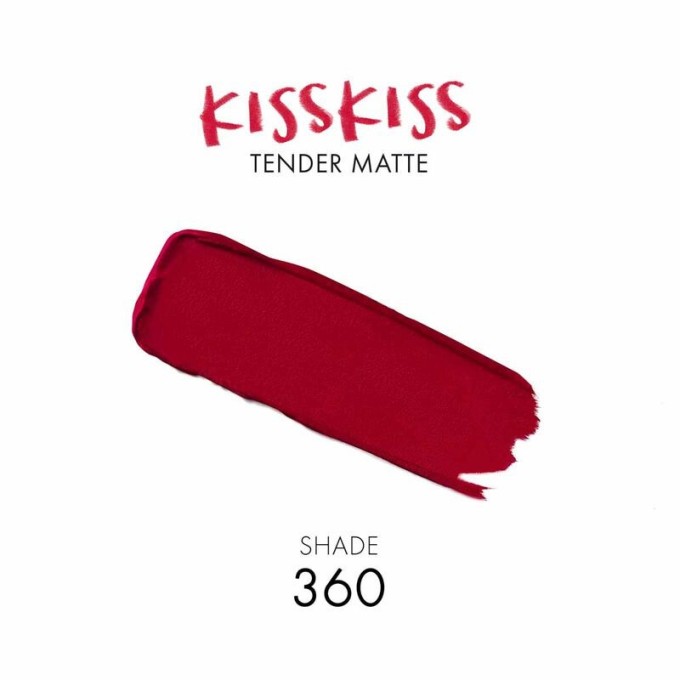 Guerlain KissKiss Tender Matte Lipstick 2,8 g 360 Miss Pink