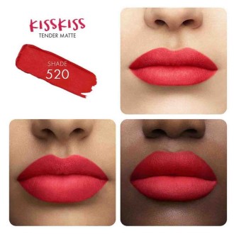 Guerlain KissKiss Tender Matte Lipstick 2,8 g 520 Sexy Coral 2