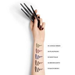 Guerlain Eye Pencil - vandeniui atsparus akių pieštukas, 0,3 g - 01 Black Ebony