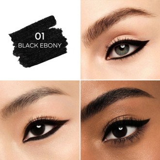 Guerlain Eye Pencil - vandeniui atsparus akių pieštukas, 0,3 g - 01 Black Ebony 2