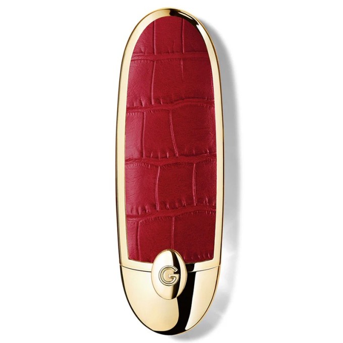 Guerlain Rouge G Double Mirror Cap - lūpų dažų dėklas su veidrodžiu - Le Croco