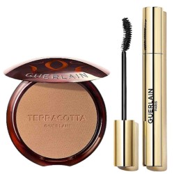 Guerlain Terracotta x Noir G Set dovanų rinkinys - blakstienų tušas 6 g ir kompaktinė pudra 8,5 g