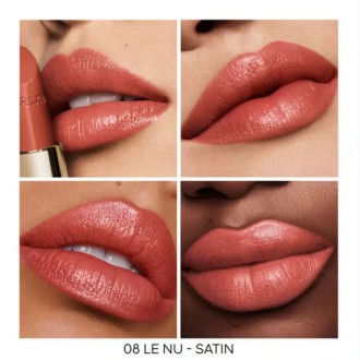 Guerlain Rouge G De Guerlain Satin Lipstick - satininiai lūpų dažai, 3,5 g - 08 Le Nu 2