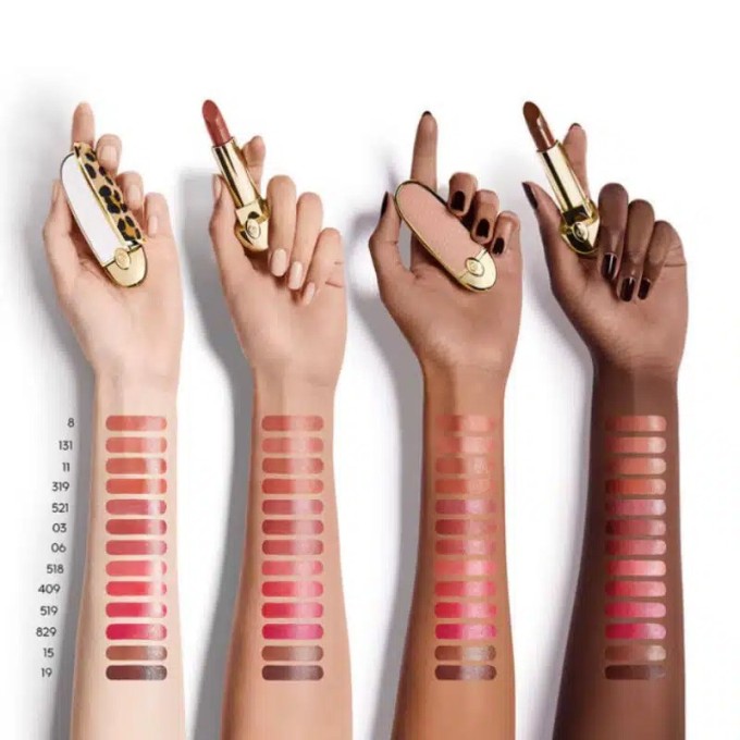 Guerlain Rouge G De Guerlain Satin Lipstick - satininiai lūpų dažai, 3,5 g - 06 Le Rose Brun