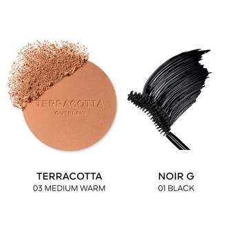 Guerlain Terracotta x Noir G Set dovanų rinkinys - blakstienų tušas 6 g ir kompaktinė pudra 8,5 g 2