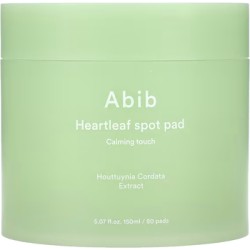 Abib Calming Touch Heartleaf Spot Pad - raminančios tonizuojančios pagalvėlės, 80 vnt.