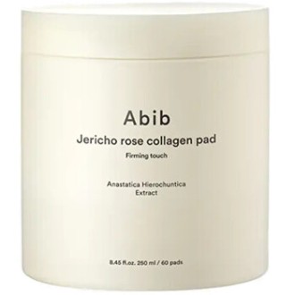 Abib Firming Touch Jericho Rose Collagen Pad - drėkinamosios toniko pagalvėlės su kolagenu, 60 vnt.