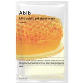 Abib Honey Fit Mild Acidic pH Sheet Mask - lakštinė veido kaukė, 30 ml