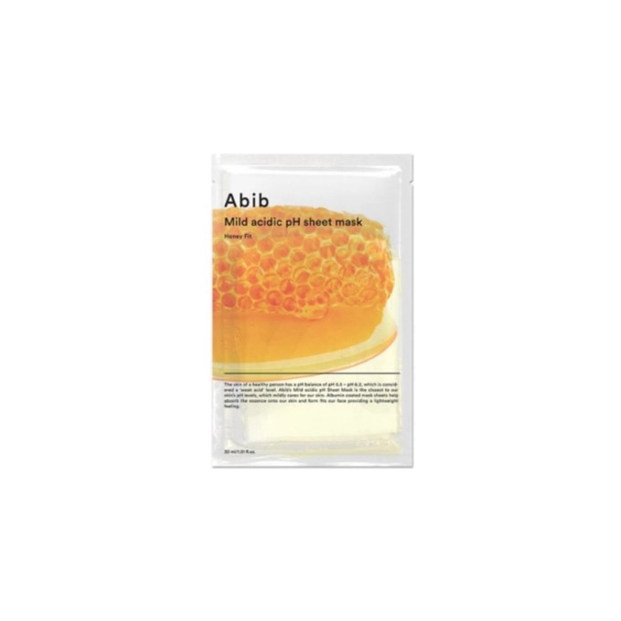 Abib Honey Fit Mild Acidic pH Sheet Mask - lakštinė veido kaukė, 30 ml