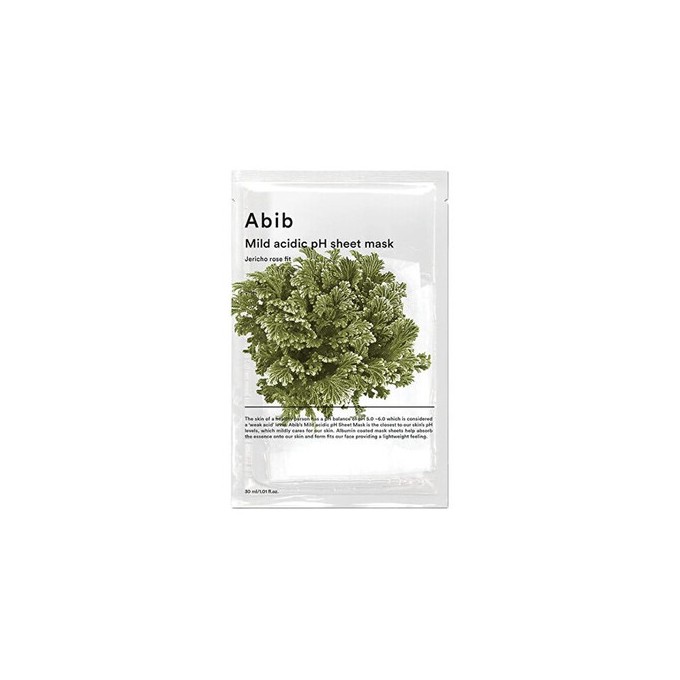 Abib Jericho Rose Fit Mild Acidic pH Sheet Mask - drėkinanti lakštinė kaukė, 30 ml