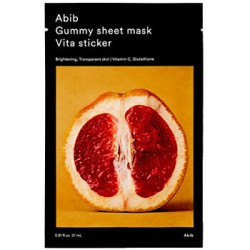 Abib Vita Sticker Gummy Sheet Mask - skaistinanti lakštinė veido kaukė, 27 ml