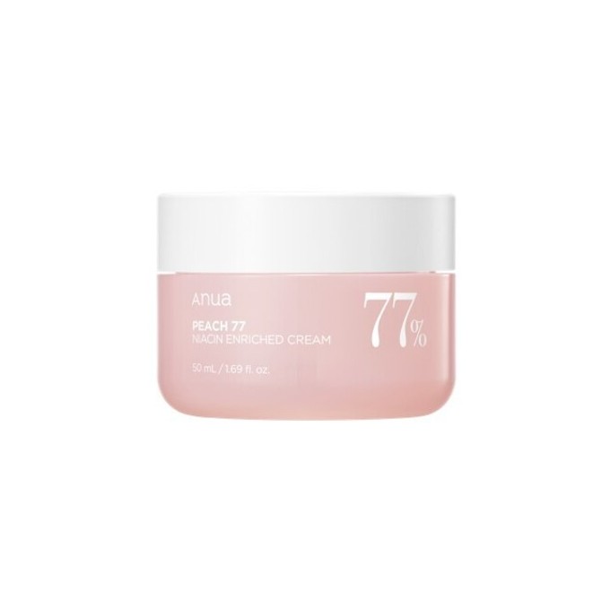 Anua Peach 77% Niacin Enriched Cream - drėkinamasis veido kremas, 50 ml
