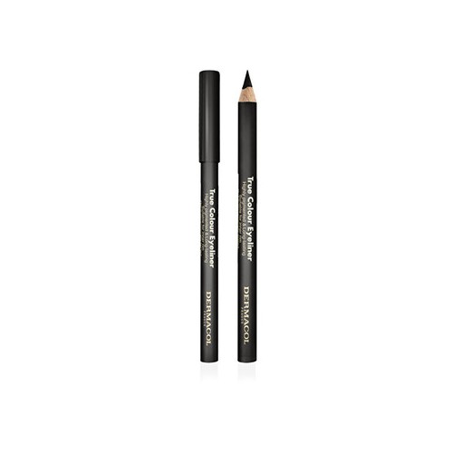 Dermacol True Colour Eyeliner - akių pieštukas, 4 g - 1 Black