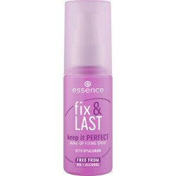 Essence Fix & Last Keep It Perfect Make-Up Fixing Spray - makiažo fiksavimo purškiklis, 50 ml