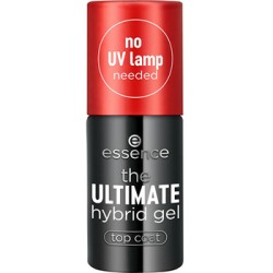 Essence Ultimate Hybrid Gel Top Coat - dengiamasis nagų lakas, 8 ml