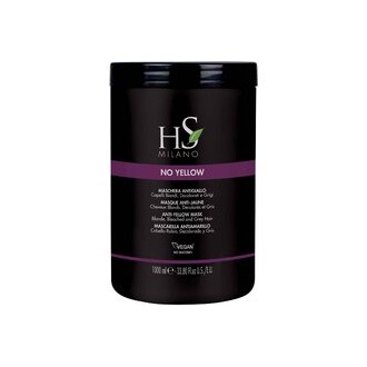HS Milano Anti-Yellow Mask Plus - plaukų kaukė geltoniems atspalviams neutralizuoti, 1000 ml
