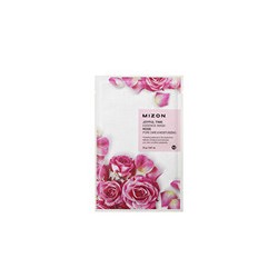 Mizon Joyful Time Essence Mask Rose - 3D veido kaukė sausai odai, 23 g