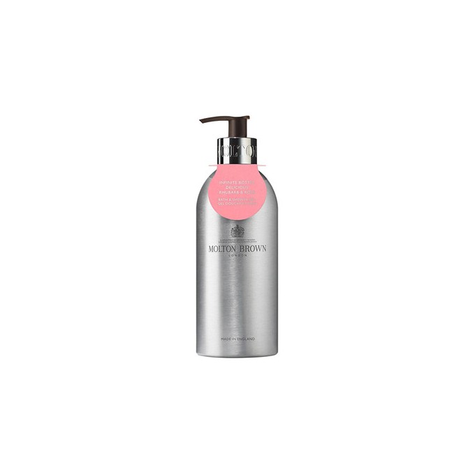 Molton Brown Infinite Bottle Delicious Rhubarb & Rose Bath & Shower Gel - vonios ir dušo želė, 400