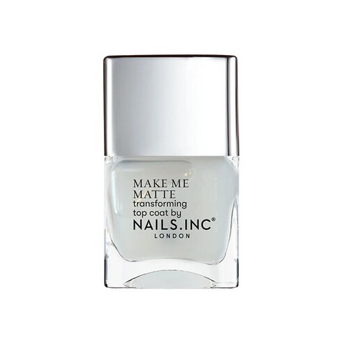 Nails.Inc Better On Top Make Me Matte Transforming Top Coat - matinis nagų lakas, 14 ml