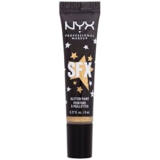 Nyx SFX Glitter Paint - blizgantys akių ir veido dažai moterims, 8 ml - 02 Broomstick Baddie