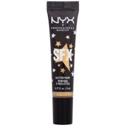 Nyx SFX Glitter Paint - blizgantys akių ir veido dažai moterims, 8 ml - 02 Broomstick Baddie