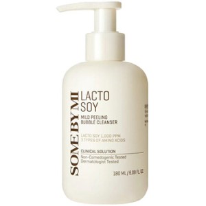 Some By Mi Lactosoy Mild Peeling Bubble Cleanser - valomasis pilingas/gelis, 180 ml