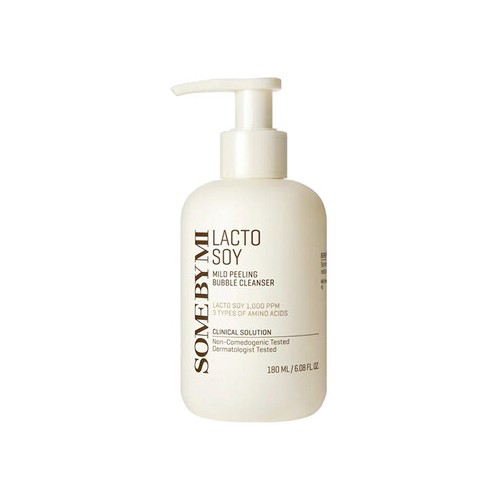 Some By Mi Lactosoy Mild Peeling Bubble Cleanser - valomasis pilingas/gelis, 180 ml