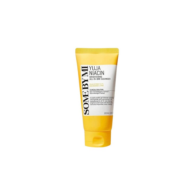 Some By Mi Yuja Niacin Brightening All-In-One Cleanser - valomasis odos gelis 3 viename, 100 ml