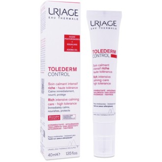 Uriage Tolederm Control Rich Intensive Calming Care - raminamasis odos kremas, 40 ml
